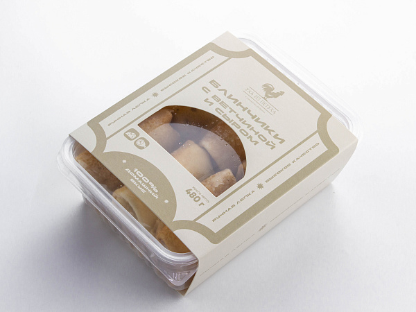 Блины с ветчиной и сыром