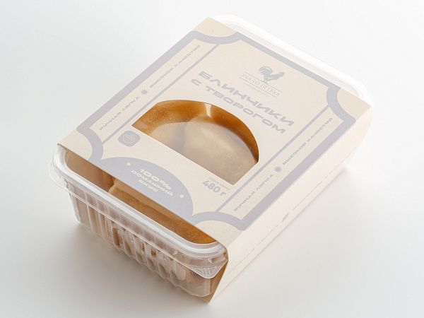 Блины с творогом