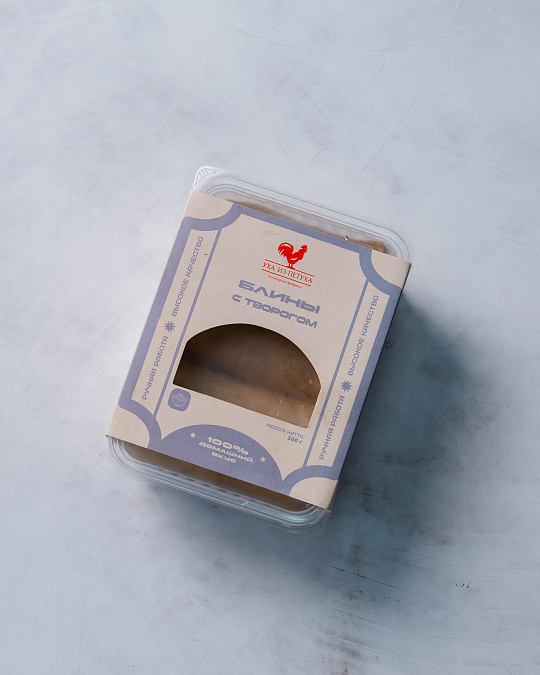 Блины с творогом