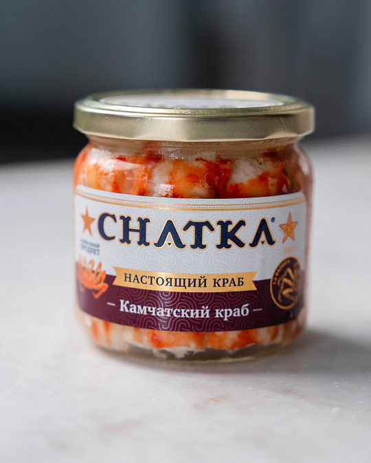 Мясо краба в солевой заливке