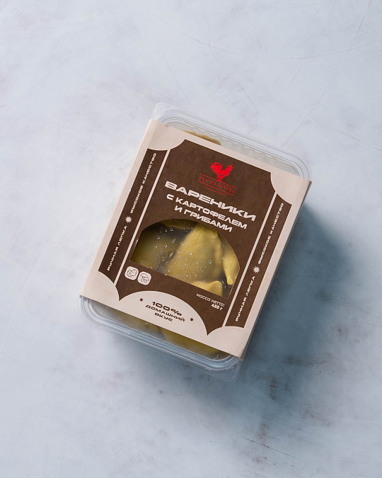 Вареники с картофелем и грибами