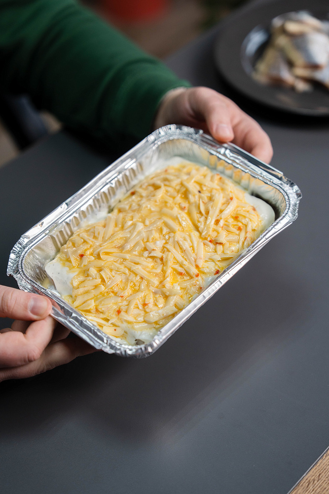 Филе минтая под сыром "белковая бомба"