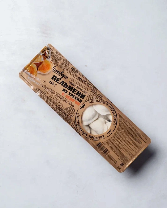 Пельмени рыбные из трески с сёмгой