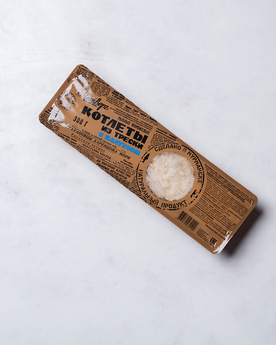 Котлеты рыбные из трески с палтусом